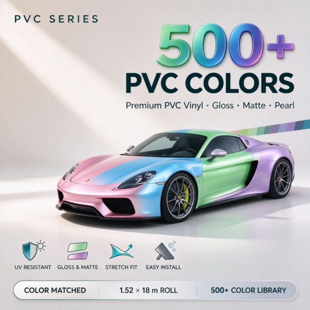 PVC Car Wrap Color Change Film For Car Body